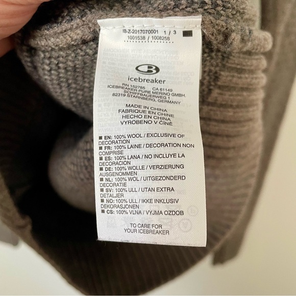 Icebreaker Merino Womens Waypoint Crew Neck Sweater Size Extra Small - Picture 5 of 6